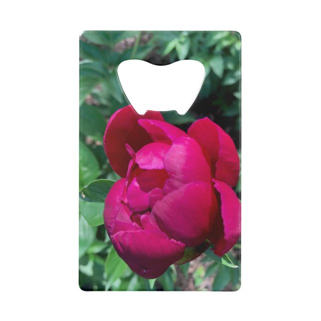 Peony Bottle Opener Geldbeutel Flaschenöffner (Vorderseite)