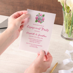 Peony Bouquet Engagement Party