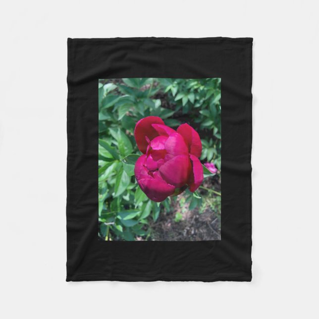 Peony Fleece Blanket (Vorderseite)