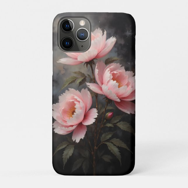 Peony Floral Artwork Case-Mate iPhone Hülle (Rückseite)
