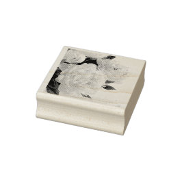 Peony floral Briefmarke Gummistempel