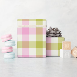 Peony Gingham - Wrapping Paper Geschenkpapier