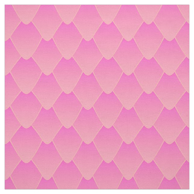 Peony Pink Dragon Scales Stoff (Muster)