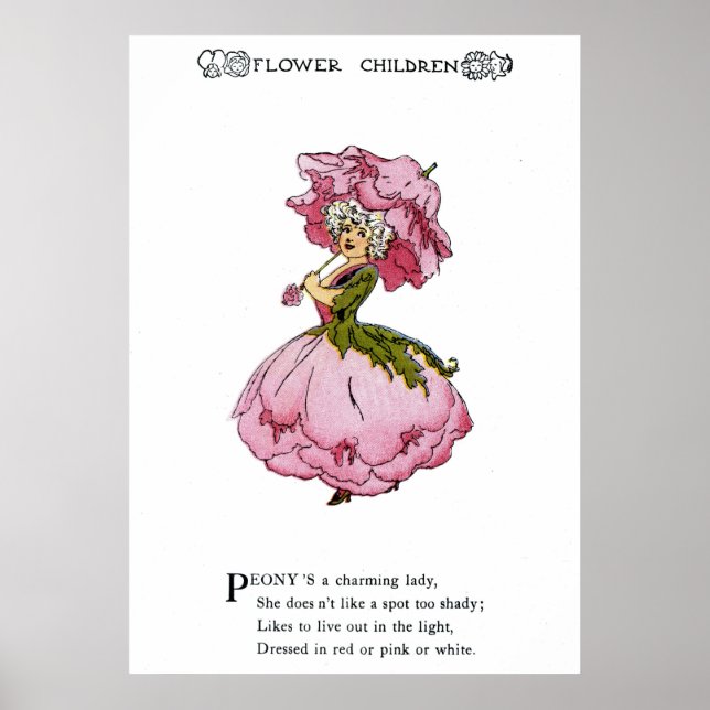 Peony Poster (Vorne)
