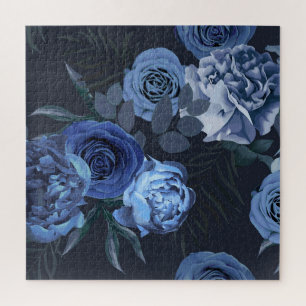 Peony Rose: Dunkle Blüte Vintag.