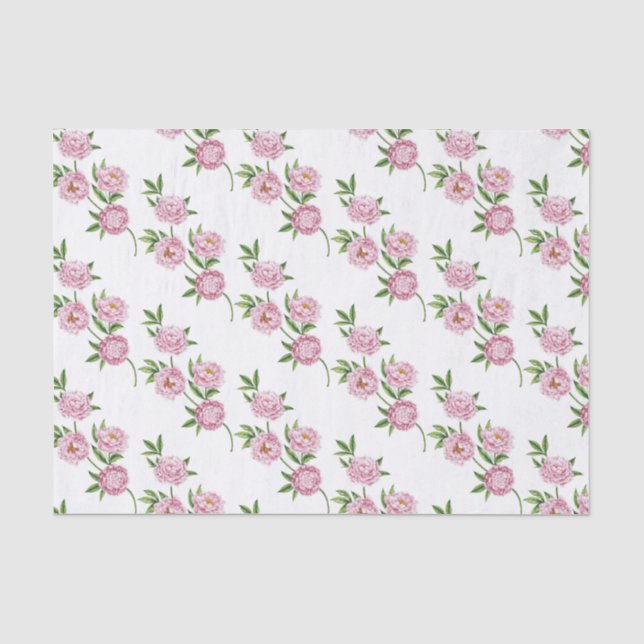 Peony Tissue Paper Seidenpapier (Vorderseite)