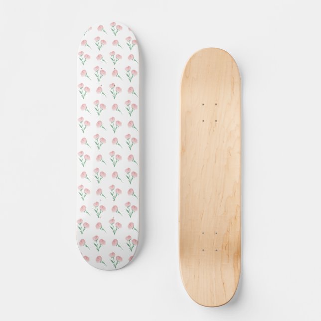 Peonys Bitte Skateboard Deck (Vorderseite)