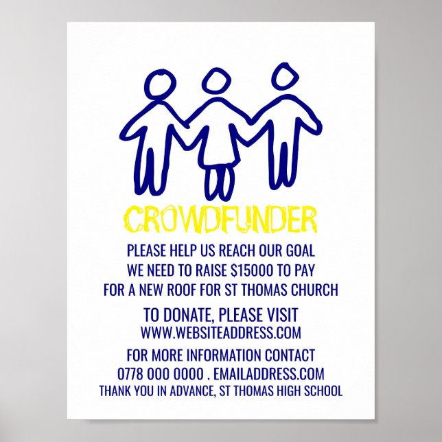 People Design, Crowdfunder, Crowdfunding Poster (Vorne)