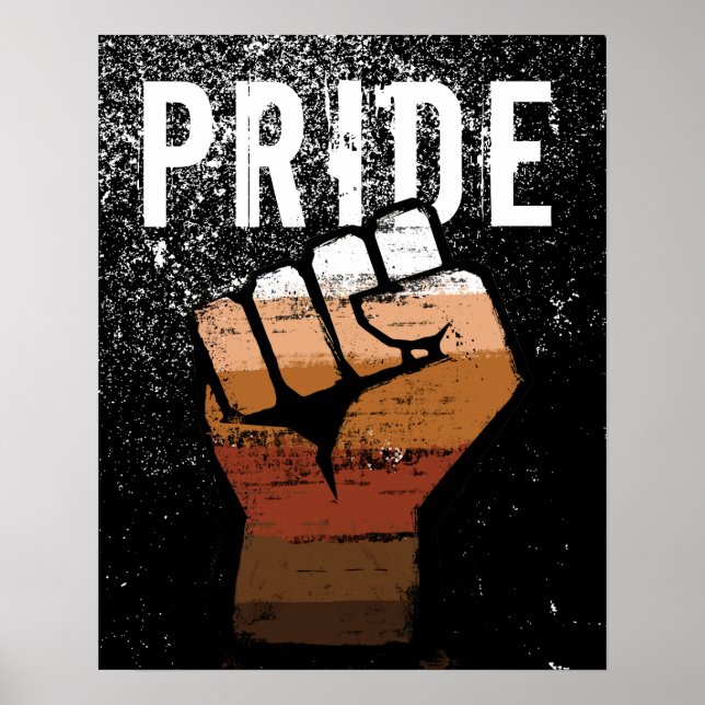 People of Color Pride Faust Poster (Vorne)