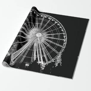 PEOPLE STANDING NEAR FERRIS WHEEL GESCHENKPAPIER