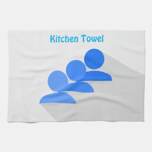 People Vector Graphic Kitchen Handtuch