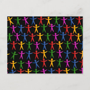 People Wallpaper Postkarte