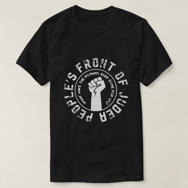 People&x27;s front of Judea LOGO Funny fictly po T-Shirt (Design vorne)