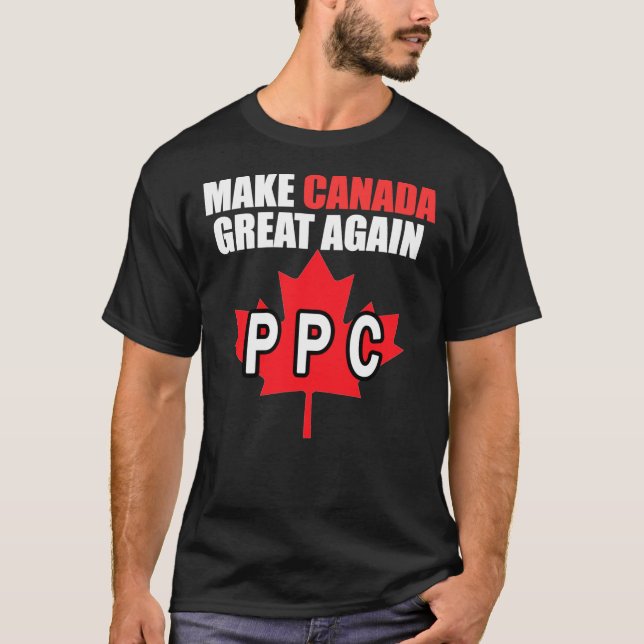 People&x27;s Party des kanadischen Logos PPC Maxim T-Shirt (Vorderseite)