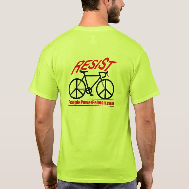 PeoplePowerPeloton "RESIST"-T - Shirt (Rückseite)
