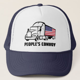 People's Convoy 2022 I support Truckers American Truckerkappe