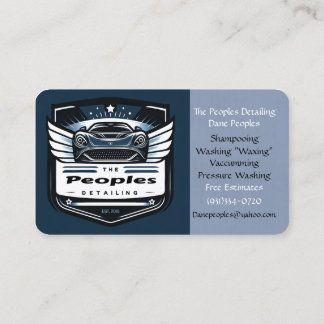 Peoples Detailing 1. Auflage Visitenkarte