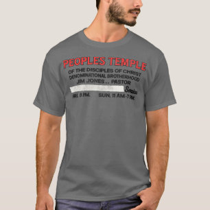 PEOPLES TEMPEL Kirchenzeichen T-Shirt