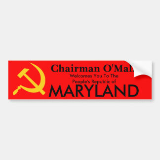 Peopls Republik von Maryland Autoaufkleber
