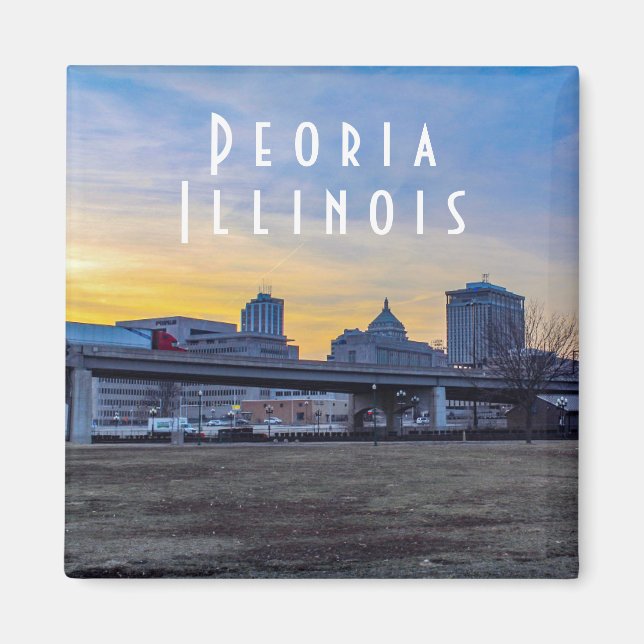 Peoria Illinois bei Sunset Magnet (Vorne)