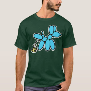 Pep Ballon Hund Balloon Tier Zweig Balloon T-Shirt