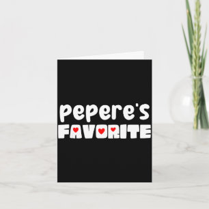 Pepere's Lieblingsenkelkind lustiger Muttertag Karte
