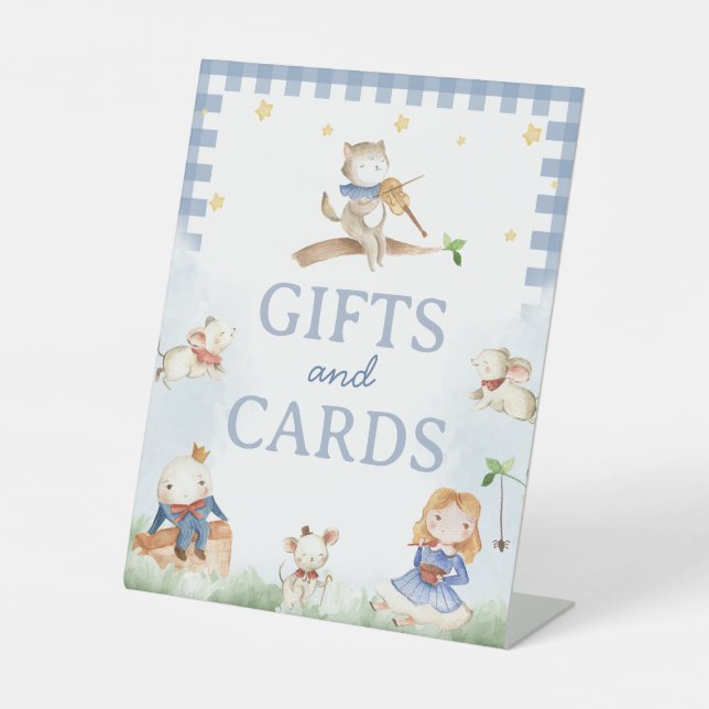 Pépinière rime cadeau et carte signe de la table (Recto)