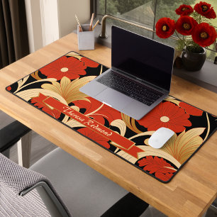 Pépites rouges Art déco personnalisées