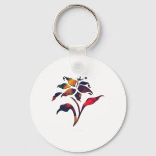Pepper Blume Drei Sticker Schlüsselanhänger