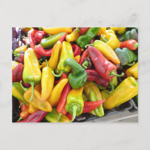 Pepper Collage Postkarte