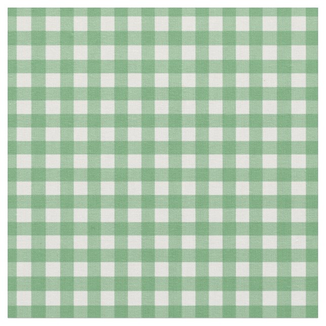 Pepper Green überprüft Gingham auf Zuhause Canning Stoff (Nahaufnahme)
