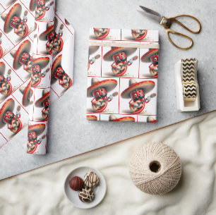 Pepper Guitar Player (Mexikanischer Roter Chili) Geschenkpapier