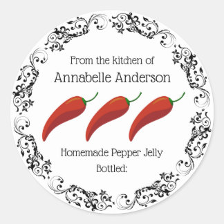 Pepper Jelly Étiquette Personnaliser