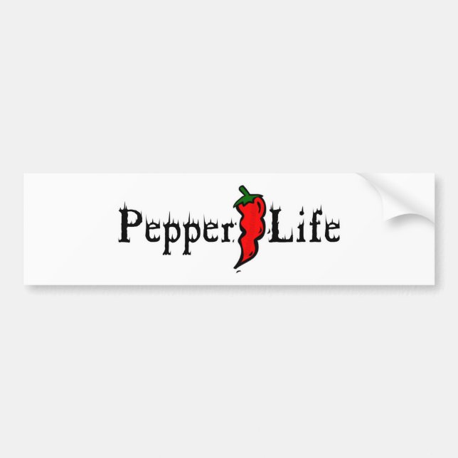 Pepper Life Autoaufkleber (Vorne)