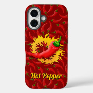 Pepper mit Flame iPhone Case