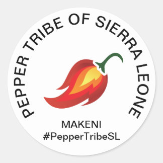 Pepper Stamm Sierra Leone Aufkleber