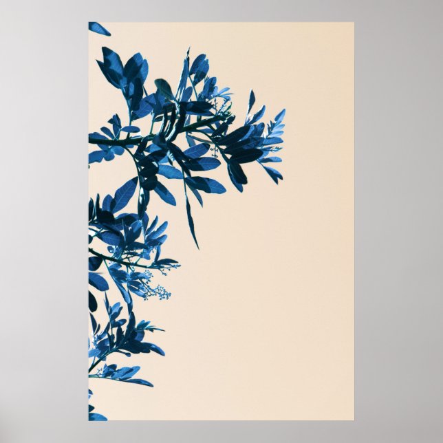 Pepper Tree Blätter Naturminimalistisches Poster (Vorne)