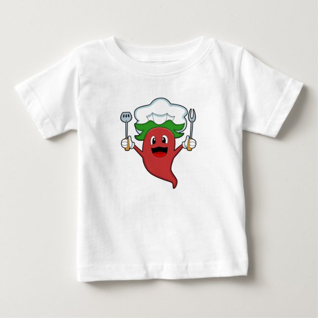 Pepper Vegan Cook Baby T-shirt (Vorderseite)