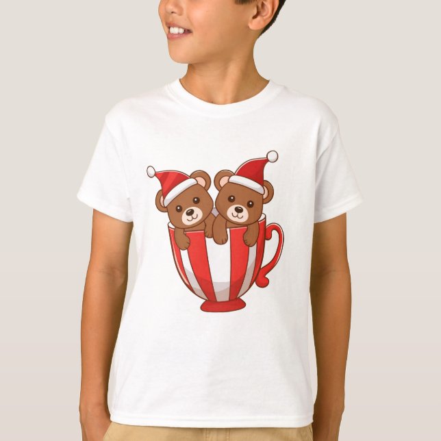 Peppermint Bear Duo T-Shirt (Vorderseite)