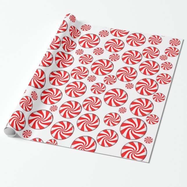 Peppermint Candies Geschenkpapier (Ungerollt)