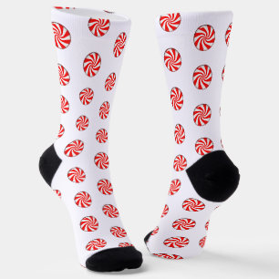 Peppermint Candies Weihnachten Socken