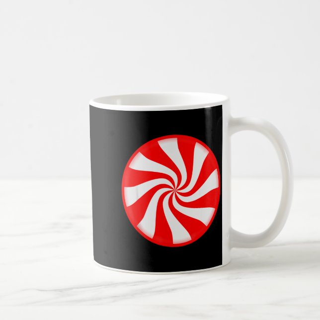 Peppermint Candy Christmas  Kaffeetasse (Rechts)