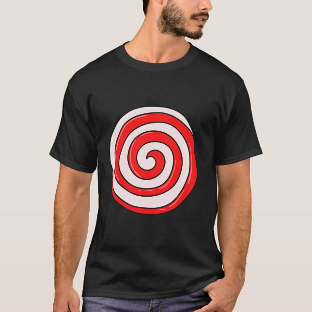 Peppermint Candy Christmas Long Sleeve T Shirt (Vorderseite)