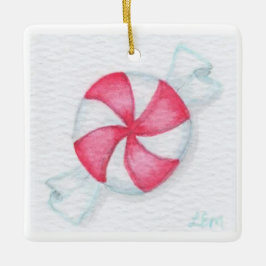 Peppermint Candy Keramikornament
