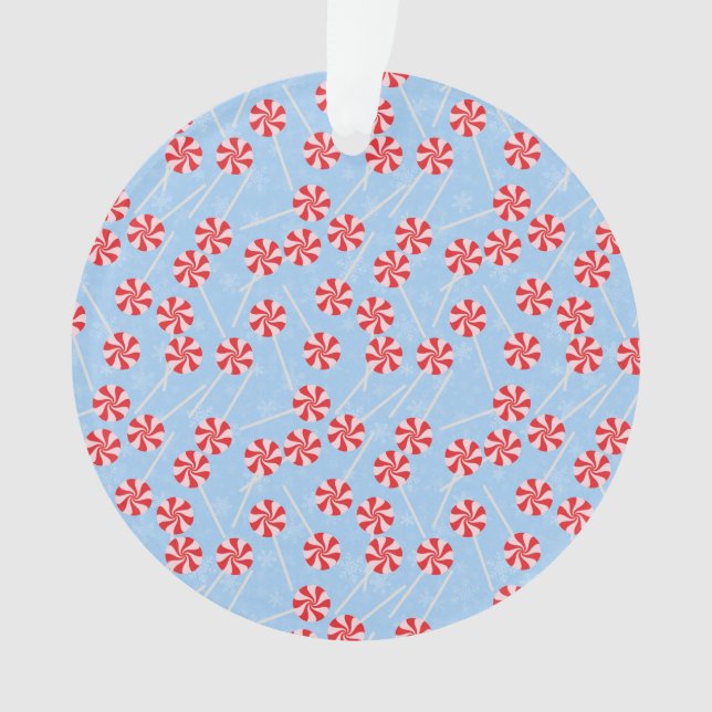 Peppermint Candy Mints Weihnachten Ornament (Vorderseite)