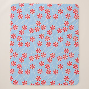 Peppermint Candy Mints Weihnachten Sherpadecke