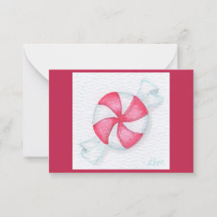 Peppermint Candy Mitteilungskarte