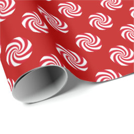 Peppermint Candy Swirl Weihnachtsfeiertag Geschenkpapier