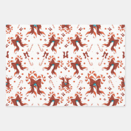 Peppermint Charm Geschenkpapier Set