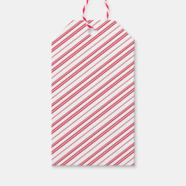 Peppermint Christmas Candy Cane Stripes Geschenkanhänger